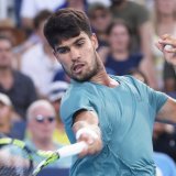 Carlos Alcaraz retrouvera Jannik Sinner en finale à Cincinnati KEYSTONE/EPA/MARK LYONS